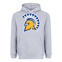 Heather Grey The San Jose Spartans Heavyweight Hoodie - linhVisuals