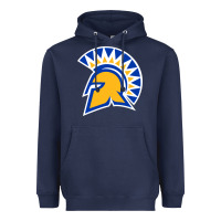 Navy The San Jose Spartans Heavyweight Hoodie - linhVisuals