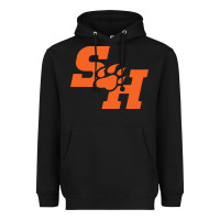 Black The SHSU Athletics Heavyweight Hoodie - linhVisuals