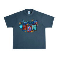 Midnight Navy American mom Mother's Day Urban Heavy Tee - FaDigitalArtStudio