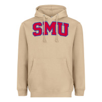 Mushroom The SMU Athletics wordmark Heavyweight Hoodie - linhVisuals