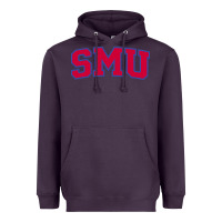 Plum The SMU Athletics wordmark Heavyweight Hoodie - linhVisuals