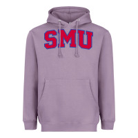 Lavender The SMU Athletics wordmark Heavyweight Hoodie - linhVisuals