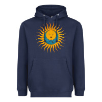 Navy king crimson Heavyweight Hoodie - linhVisuals