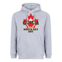 Heather Grey north bay ontario on a cool Heavyweight Hoodie - linhVisuals