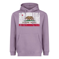 Lavender california flag womens mens heavy distressed vintage gift t shirt Heavyweight Hoodie - linhVisuals