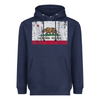 Navy california flag womens mens heavy distressed vintage gift t shirt Heavyweight Hoodie - linhVisuals