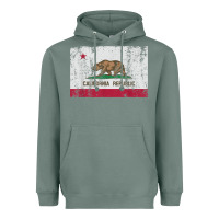 Sage california flag womens mens heavy distressed vintage gift t shirt Heavyweight Hoodie - linhVisuals