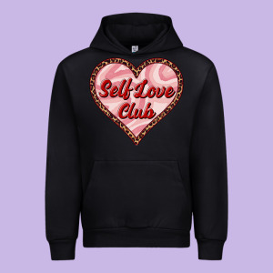 Self Love Club Valentine's Day Urban Hoodie Designed By Ranaportraitstore