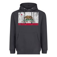 Smoke california flag womens mens heavy distressed vintage gift t shirt Heavyweight Hoodie - linhVisuals