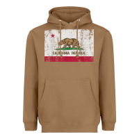 Toasted Coconut california flag womens mens heavy distressed vintage gift t shirt Heavyweight Hoodie - linhVisuals