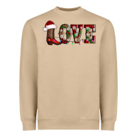 Mushroom love christmas boots Heavyweight Sweatshirt - AdoDesignShop
