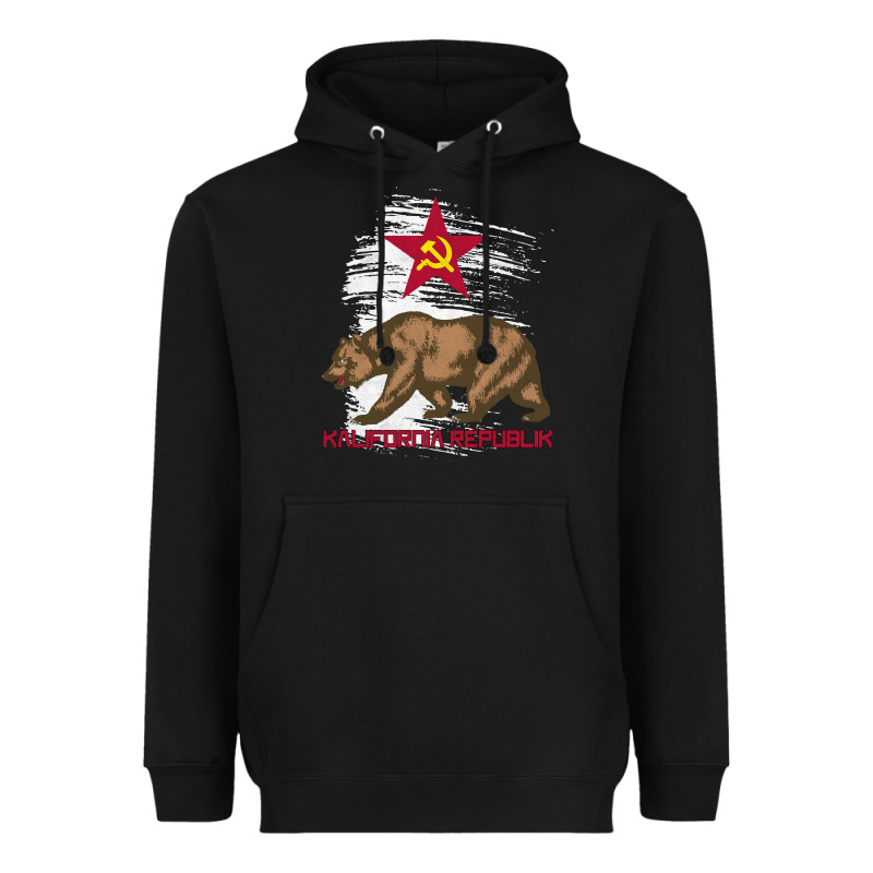 California Republic Communist Kalifornia T Shirt Heavyweight Hoodie by linhVisuals | Teevron