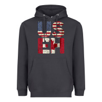 Smoke canada us eh american canadian flag vintage america colors patriotic g Heavyweight Hoodie - linhVisuals