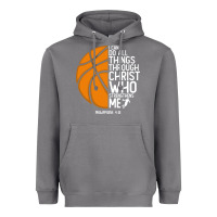 Storm christian basketball i can do all things through christ philippians 41 Heavyweight Hoodie - linhVisuals
