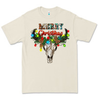 Bone merry christmas bull skull Premium Tee - RanaPortraitStore