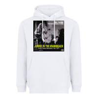 White Neil Young Heavyweight Hoodie - linhVisuals