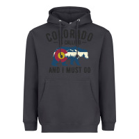 Colorado Is Calling And I Must Go State Flag With Wild Bear Heavyweight Hoodie | Teevron