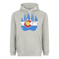 Moon Dust colorado state flag bear paw print pocket place Heavyweight Hoodie - linhVisuals