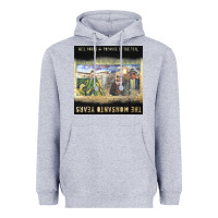 Heather Grey Neil Young Heavyweight Hoodie - linhVisuals