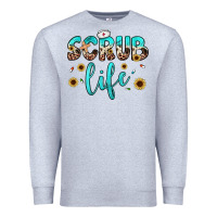 Heather Grey scrub life Premium Sweatshirt - JahusDesignShop