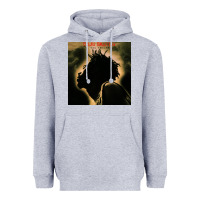 Heather Grey buju banton reggae Heavyweight Hoodie - linhVisuals