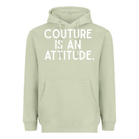 Matcha couture is an attitude fashion quote Heavyweight Hoodie - linhVisuals