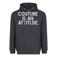 Smoke couture is an attitude fashion quote Heavyweight Hoodie - linhVisuals