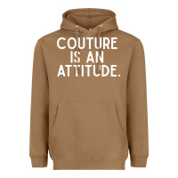 Toasted Coconut couture is an attitude fashion quote Heavyweight Hoodie - linhVisuals