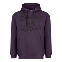 Plum couture is an attitude inspirational fashion quote cute lettering text Heavyweight Hoodie - linhVisuals