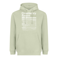 Matcha cranberry sauce nutrition facts funny thanksgiving christmas food nutr Heavyweight Hoodie - linhVisuals