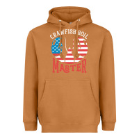 Meerkat crawfish boil master american  flag us big red lobster design Heavyweight Hoodie - linhVisuals