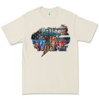 Bone Police wife lightning bolt 4th of july Premium Tee - HowdyJamesFarm