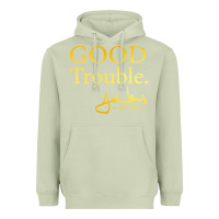 Matcha good trouble john lewis signature Heavyweight Hoodie - linhVisuals