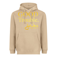 Mushroom good trouble john lewis signature Heavyweight Hoodie - linhVisuals