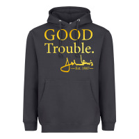 Smoke good trouble john lewis signature Heavyweight Hoodie - linhVisuals