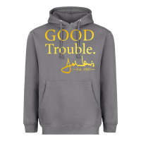 Storm good trouble john lewis signature Heavyweight Hoodie - linhVisuals