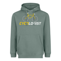 Sage cycologist funny cycling and bicycle sport design cycler humor gift bi Heavyweight Hoodie - linhVisuals