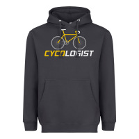 Smoke cycologist funny cycling and bicycle sport design cycler humor gift bi Heavyweight Hoodie - linhVisuals