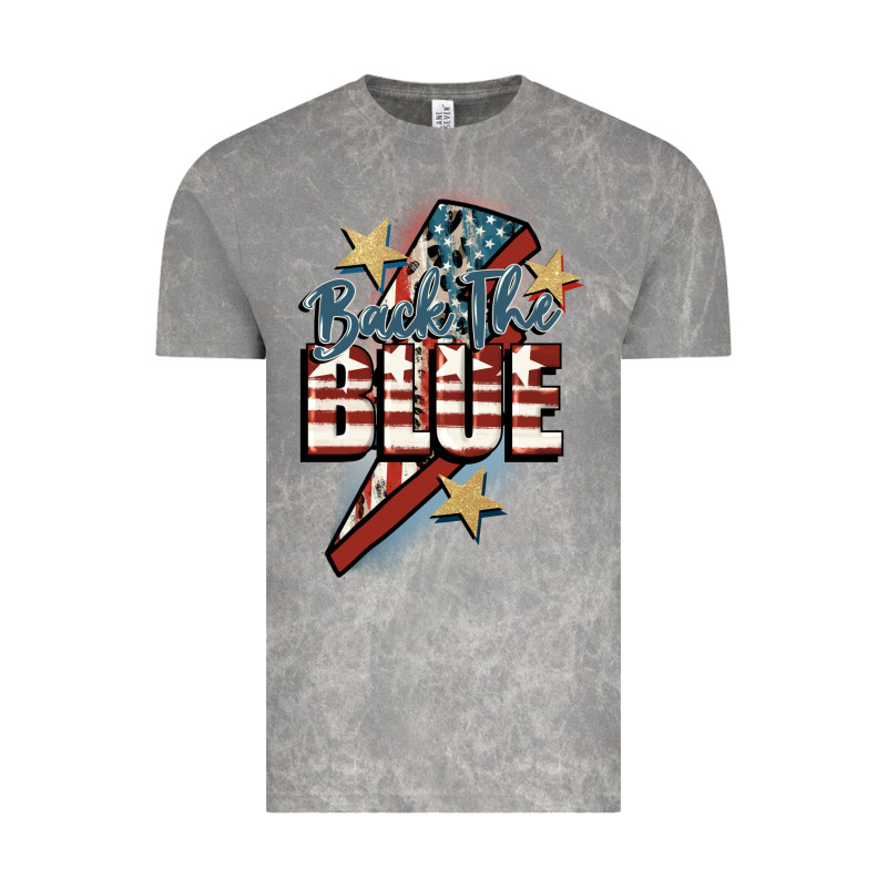 Back The Blue Vintage Tee by FaDigitalArtStudio | Teevron