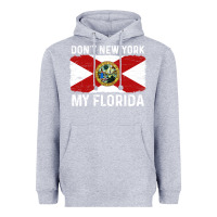 Heather Grey don't new york my florida vintage flag funny saying gift Heavyweight Hoodie - linhVisuals
