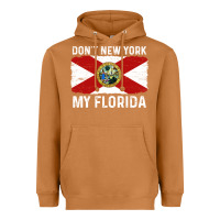 Meerkat don't new york my florida vintage flag funny saying gift Heavyweight Hoodie - linhVisuals