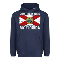 Navy don't new york my florida vintage flag funny saying gift Heavyweight Hoodie - linhVisuals