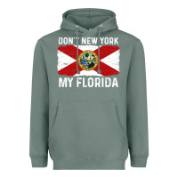 Sage don't new york my florida vintage flag funny saying gift Heavyweight Hoodie - linhVisuals