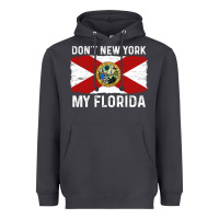 Smoke don't new york my florida vintage flag funny saying gift Heavyweight Hoodie - linhVisuals
