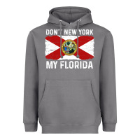 Storm don't new york my florida vintage flag funny saying gift Heavyweight Hoodie - linhVisuals