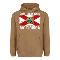 Toasted Coconut don't new york my florida vintage flag funny saying gift Heavyweight Hoodie - linhVisuals