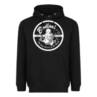 Black birdland jazz club Heavyweight Hoodie - linhVisuals
