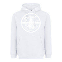White birdland jazz club Heavyweight Hoodie - linhVisuals