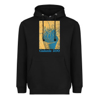 Black galaxie 500 retro vintage look fan design Heavyweight Hoodie - linhVisuals